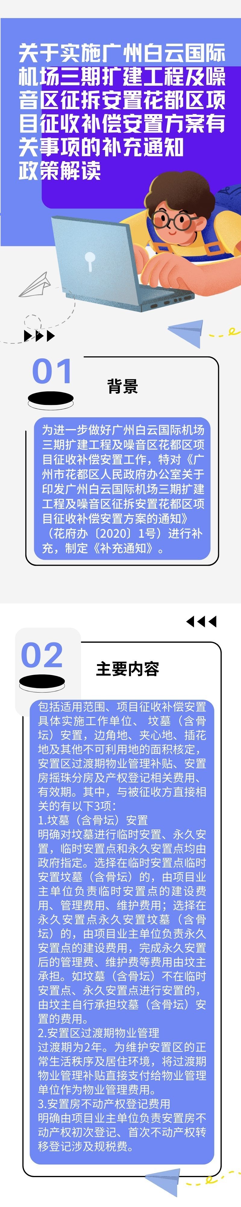 《關于實施廣州白云國際機場三期擴建工程及噪音區征拆安置花都區項目征收補償安置方案有關事項的補充通知》的圖文解讀.jpg