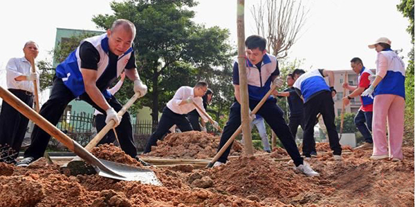 代表委員港澳青年攜手共建同心公園    齊植樹(shù) 添新綠